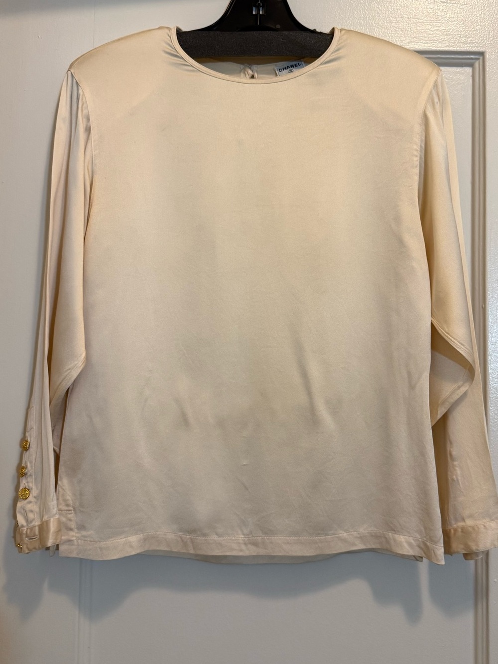 Vintage Chanel silk blouse